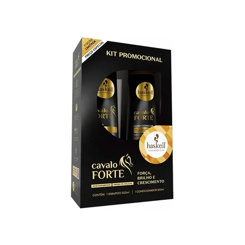 Cavalo Forte Shampoo 300ml + Condicionador 300ml
